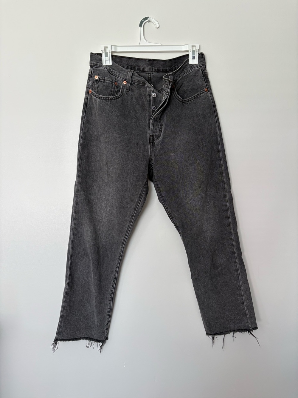 Levi's Women's Black Washed Boyfriend Jeans